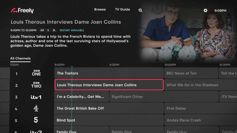 Freely streaming service unveils its new user interface